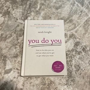 📚 HARDCOVER YOU DO YOU BY SARAH KNIGHT